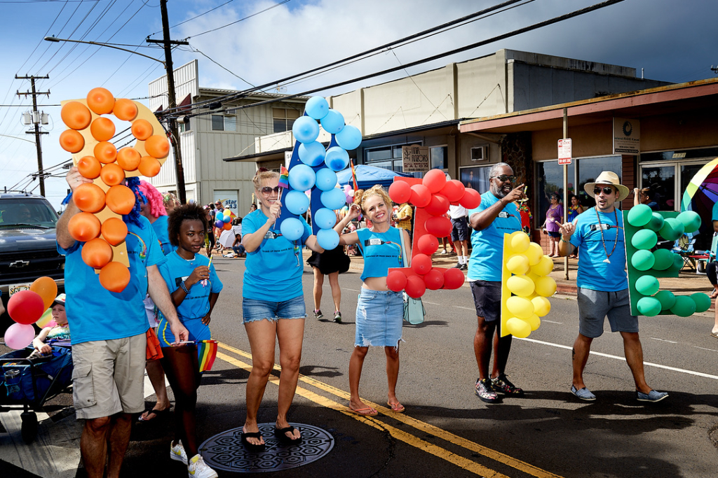 kauai, LGTBQ, pride parade.