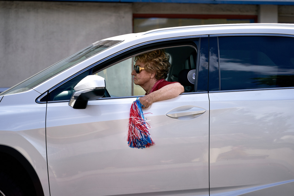 Trump Caravan. 2020 Presidential Election, election, political, political campaign, political right, political sign.