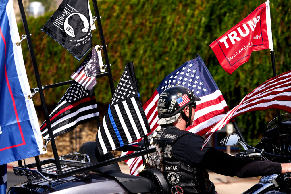 Trump Caravan. 2020 Presidential Election, election, political, political campaign, political right, political sign.